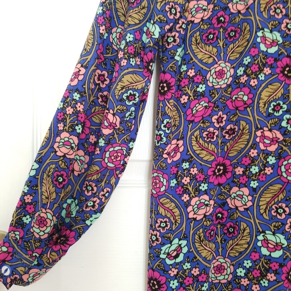 Matilda Jane Boho Floral Ruffle HiLow Dress Small - Picture 7 of 10